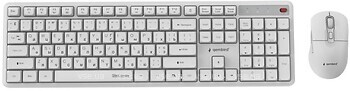 Фото Gembird KBS-WMS-01-W-CYRL White USB