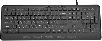 Фото Gembird KB-MCH-05-CYRL Black USB