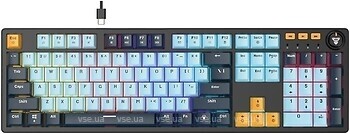 Фото Fantech ATOM107S MK893S Red Switch Sky Blue USB