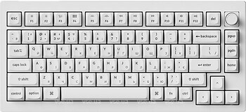 Фото Keychron V1 Ultra Keychron Red Switch White Bluetooth/USB (V1U-F1-UA)