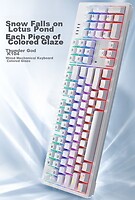 Фото Thunderobot K104 Red Switch White USB (6932066308162)