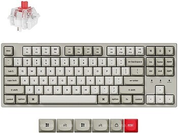 Фото Keychron C1 Pro 8K QMK White USB (C1PX-M3)