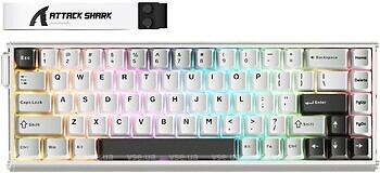 Фото Attack Shark X68MAX HE Magnetic Switch Star White USB