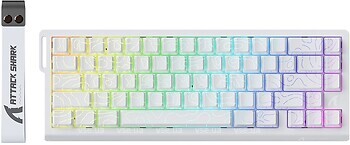 Фото Attack Shark X68 HE Magnetic Linear Switches White Contours USB