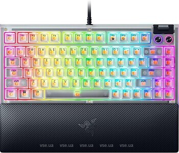 Фото Razer BlackWidow V4 Orange Switch Phantom White USB (RZ03-05003500-R3M1)