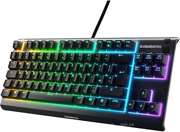 Фото SteelSeries Apex 3 TKL Black USB (64833)