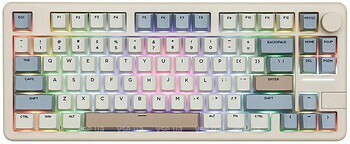 Фото EPOMAKER Galaxy70 RGB Mechanical HUANO Blossom Odyssey Switch Gray Bluetooth/USB (GALAXY70-G-BO-UA)