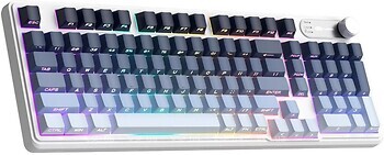 Фото MageGee GK960 RGB Wireless Black/Blue Bluetooth/USB (6971969728936)