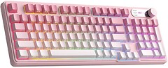 Фото MageGee GK960 RGB Wireless Pink/White Bluetooth/USB (6971969729032)