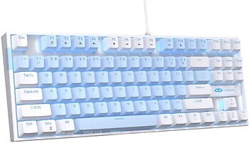 Фото MageGee MK-STAR Blue Switch White/Blue USB (6971969721364-UA)