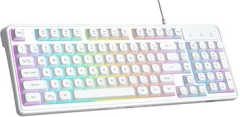 Фото MageGee GK980 White USB (6971969727090-UA)