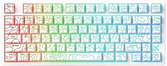 Фото MCHOSE Jet 75 White Topographic USB (HW-JET75-9)