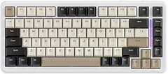 Фото Attack Shark M86 RGB Linear Blueberry Switch Cheese White Bluetooth/USB (AS-6972792470474-CW-UA)
