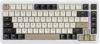 Фото Attack Shark M86 RGB Linear Blueberry Switch Cheese White Bluetooth/USB (AS-6972792470474-CW-UA)