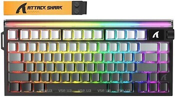 Фото Attack Shark R85 HE Magnetic Purple Mandrel Switches Moon Night USB (AS-6972792472553-MN)