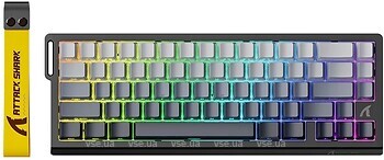 Фото Attack Shark X68 HE Magnetic Linear Switches Moon Night USB (AS-6972792471037-MN)