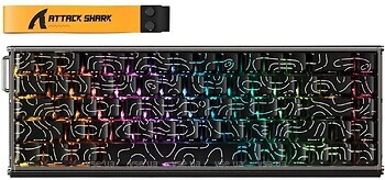 Фото Attack Shark X68MAX HE Magnetic Switch Black Contour Line USB (AS-6972792470740-BCL)