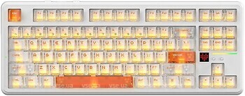 Фото Attack Shark X87 Ultra Meg Shark Switch Iced Orange Bluetooth/USB (AS-6979033730236-IO)