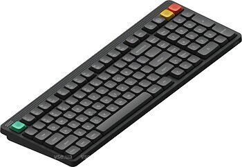 Фото NuPhy Node 100 Low Red Nano Ink Gray Bluetooth/USB