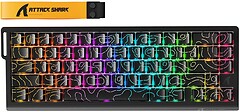Фото Attack Shark X68PRO HE Magnetic Switch Black Bluetooth/USB (6972792471068)