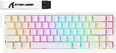 Фото Attack Shark X68PRO HE Magnetic Switch White Bluetooth/USB (6972792470627)