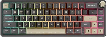 Фото RK Royal Kludge R65 Brown Switch Phantom USB (RK-R65-PHNTM-BRNSW-US)