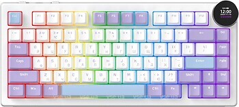 Фото A-Jazz AK820 V2 Coconut Rong Switch Violet Purple Bluetooth/USB (AK820-V2-WP-PWB)