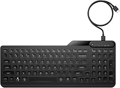 Фото HP 400 Backlit Wired Keyboard Black USB (7N7C0AA)