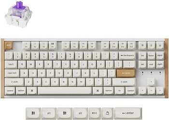 Фото Keychron K8 HE Wireless Magnetic Switch White Bluetooth/USB (K8H-Q1)