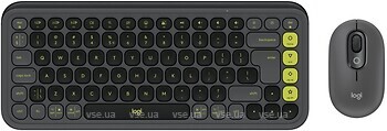 Фото Logitech POP Icon Combo Graphite/Green Bluetooth (920-013140)