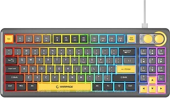 Фото Rampage Cyclone KNOB RGB Gray USB
