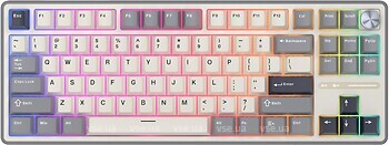 Фото RK Royal Kludge R87 PRO TKL Brown Switch Half Grey USB (RK-R87PRO-HALFGY-BRNSW-US)