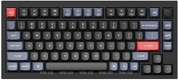 Фото Keychron Q1 QMK RGB Gateron G Pro Blue Carbon Black USB (Q1M2Z)