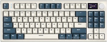 Фото Attack Shark K86 Retro Blue Bluetooth/USB (AS-6972792471198-TM-UA)