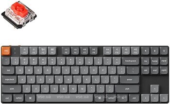 Фото Keychron K1 Max QMK/VIA Gateron Red Black Bluetooth/USB (K1M-B1)
