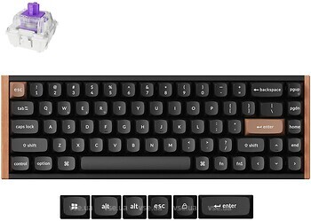 Фото Keychron K6 HE Wireless Magnetic Switch Black Bluetooth/USB (K6H-F1)