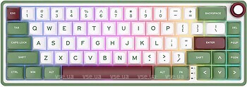 Фото RK Royal Kludge R65 Chartreuse Switch Green Sand USB (RK-R65-GRNSND-CHTSW-US)