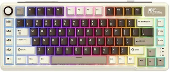 Фото RK Royal Kludge L75 Beige Switch Mocha Brown Bluetooth/USB (RK-L75-MCHAGY-BEGSW-US)