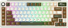 Фото RK Royal Kludge L75 Beige Switch Olive Green Bluetooth/USB (RK-L75-PLMGRN-BEGSW-US)
