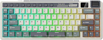 Фото RK Royal Kludge M70 Beige Switch Cyan Purple Bluetooth/USB (RK-M70-CYANPRP-BEGSW-US)