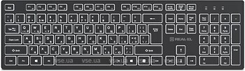 Фото REAL-EL RK-725W Black Bluetooth/USB