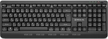 Фото REAL-EL RK-760W Black USB
