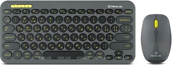 Фото REAL-EL KIT-635W Black Bluetooth/USB
