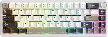 Фото Attack Shark X66 Wireless Cheese White Bluetooth/USB (X66CW_AS)