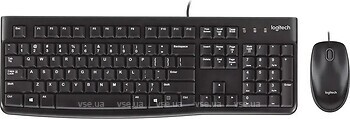 Фото Logitech MK120 Corded Keyboard and Mouse Combo Black USB (920-002586)