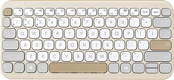 Фото Asus Marshmallow Keyboard KW100 Oat Milk Bluetooth (90XB0880-BKB170)
