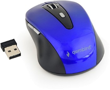 Фото Gembird MUSW-6B-01-B Black-Blue USB