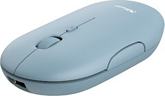 Фото Trust Puck Rechargeable Wireless Mouse Blue USB/Bluetooth (24126)