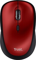 Фото Trust Yvi+ Silent Wireless Mouse Red USB (24550)