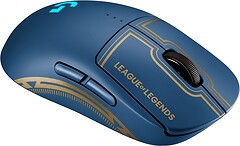 Фото Logitech G Pro Wireless Gaming Mouse League of Legends Edition Blue USB (910-006449)